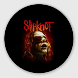 Круглый коврик для мышки Slipknot