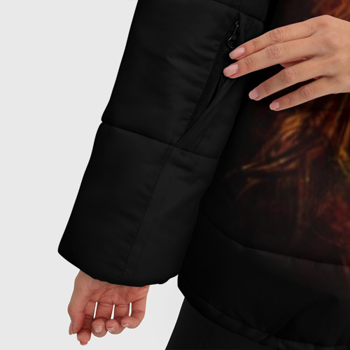 Женская зимняя куртка Oversize Slipknot, цвет красный - фото 6
