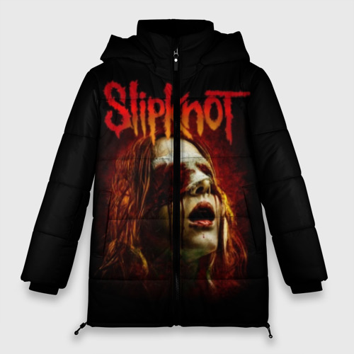 Женская зимняя куртка Oversize Slipknot, цвет красный