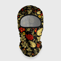 Балаклава 3D Хохлома золотые лебеди