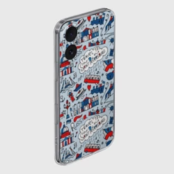 Чехол для iPhone 16 силиконовый с защитой камеры Travel to Saint Petersburg - фото 2