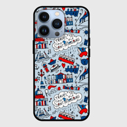 Чехол для iPhone 13 Pro Travel to Saint Petersburg