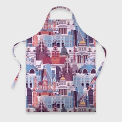 Фартук 3D Москва архитектура