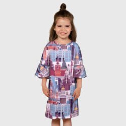 Детское платье 3D Москва архитектура - фото 2