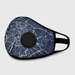 Маска из неопрена Карта Москвы