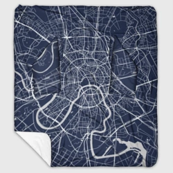 Плед с рукавами Карта Москвы