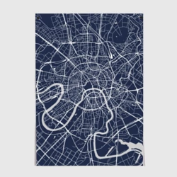 Постер Карта Москвы