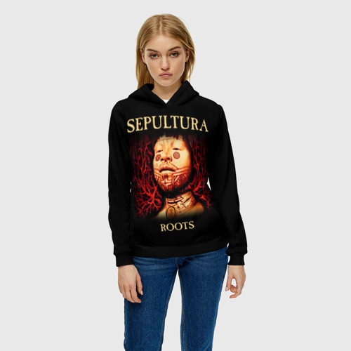 Женская толстовка 3D Sepultura, цвет 3D печать - фото 3