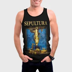 Мужская майка 3D Sepultura - фото 2