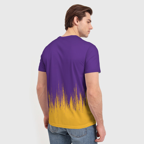 Мужская футболка 3D LA Lakers, цвет 3D печать - фото 4