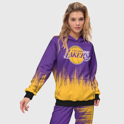 Женский костюм с толстовкой 3D LA Lakers - фото 2
