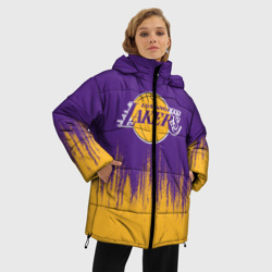 Женская зимняя куртка Oversize LA Lakers - фото 2