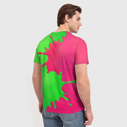Мужская футболка 3D Splatoon 2, цвет 3D печать - фото 4