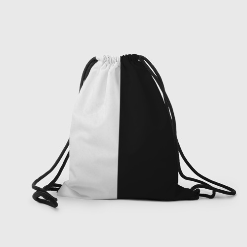 Рюкзак-мешок 3D Логотип Черный Клевер разделенный фон - фото 2