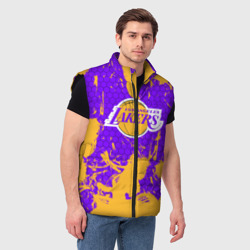 Мужской жилет утепленный 3D LA Lakers - фото 2