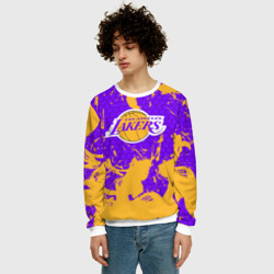Мужской свитшот 3D LA Lakers - фото 2