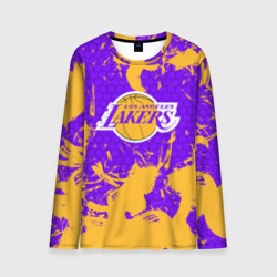 Мужской лонгслив 3D LA Lakers