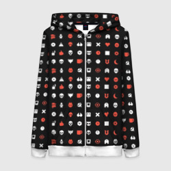 Женская толстовка 3D на молнии Любовь, смерть и роботы