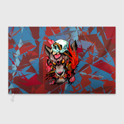 Флаг 3D Skull and monster