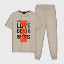Мужская пижама хлопок Love death + robots