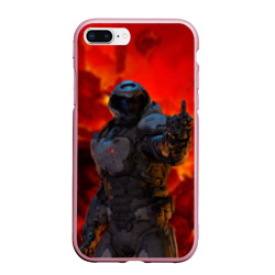 Чехол для iPhone 7Plus/8 Plus матовый Doom 3