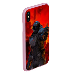 Чехол для iPhone XS Max матовый Doom 3 - фото 2