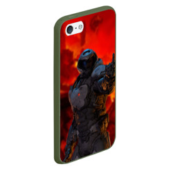 Чехол для iPhone 5/5S матовый Doom 3 - фото 2