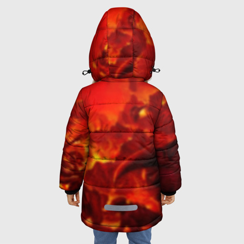Зимняя куртка для девочек 3D Doom 3, цвет красный - фото 4