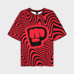 Мужская футболка oversize 3D PewDiePie Logo