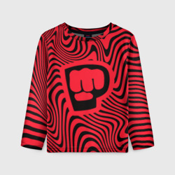 Детский лонгслив 3D PewDiePie Logo