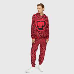 Мужской костюм с толстовкой 3D PewDiePie Logo - фото 2