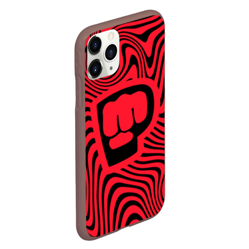 Чехол для iPhone 11 Pro матовый PewDiePie Logo, цвет коричневый - фото 3