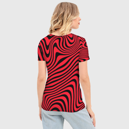 Женская футболка 3D Slim PewDiePie Logo, цвет 3D печать - фото 4