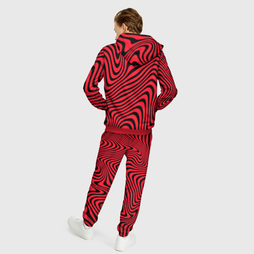 Мужской костюм 3D PewDiePie Logo, цвет красный - фото 4