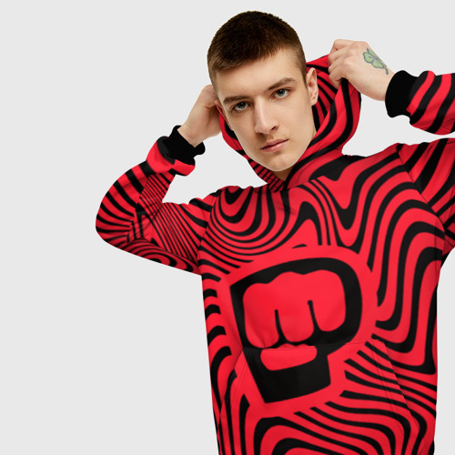 Мужская толстовка 3D PewDiePie Logo, цвет черный - фото 5