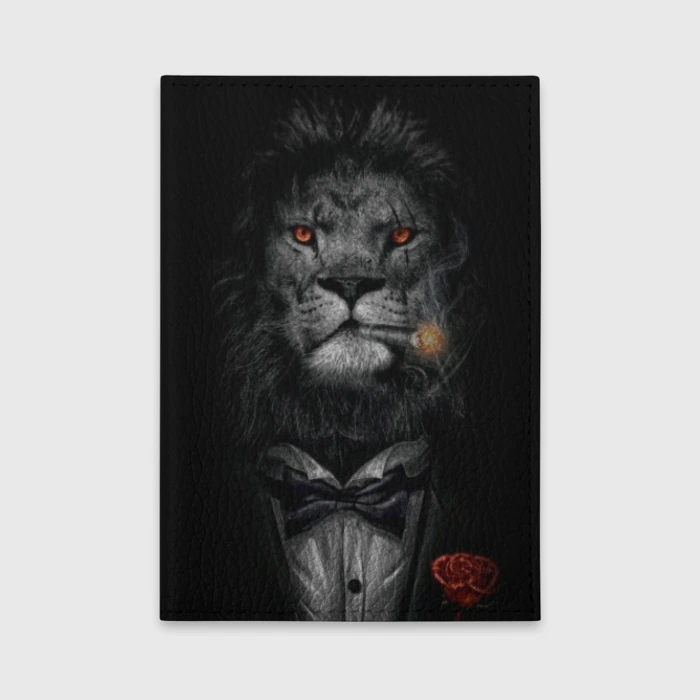 Лев с сигарой картинка