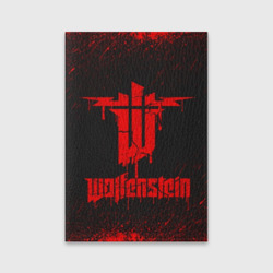 Обложка для паспорта матовая кожа Wolfenstein