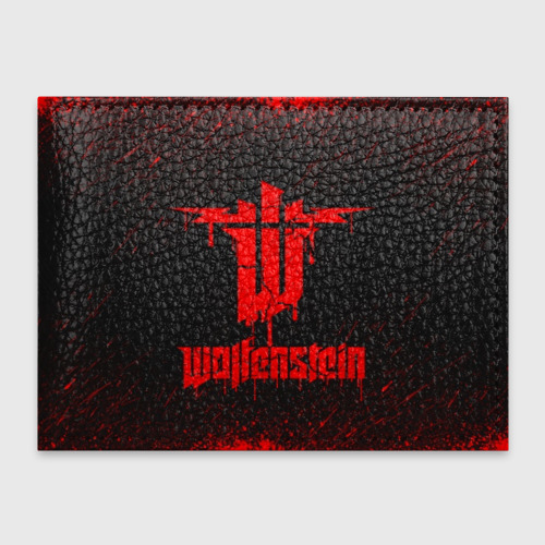 Обложка для студенческого билета Wolfenstein, цвет синий