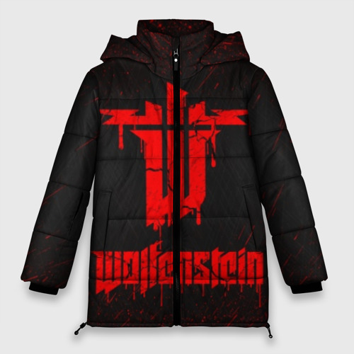 Женская зимняя куртка Oversize Wolfenstein, цвет светло-серый