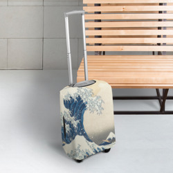 Чехол для чемодана 3D Большая волна в Канагаве - фото 2