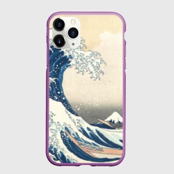 Чехол для iPhone 11 Pro матовый Большая волна в Канагаве