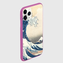 Чехол для iPhone 11 Pro матовый Большая волна в Канагаве - фото 2