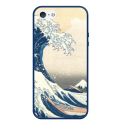 Чехол для iPhone 5/5S матовый Большая волна в Канагаве