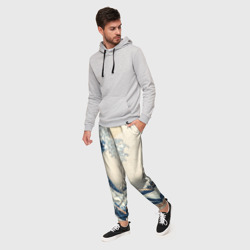 Мужские брюки 3D Большая волна в Канагаве - фото 2