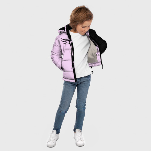 Зимняя куртка для мальчиков 3D BTS A.R.M.Y, цвет светло-серый - фото 5