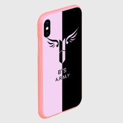 Чехол для iPhone XS Max матовый BTS A.R.M.Y - фото 2