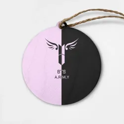 Деревянная игрушка круг BTS A.R.M.Y