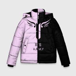 Зимняя куртка для мальчиков 3D BTS A.R.M.Y