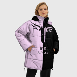 Женская зимняя куртка Oversize BTS A.R.M.Y - фото 2