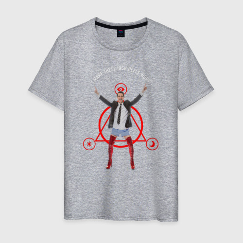 Мужская футболка хлопок Brendon Urie, цвет меланж